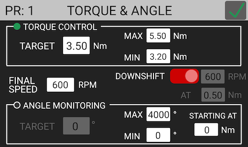 hard joint downshift off