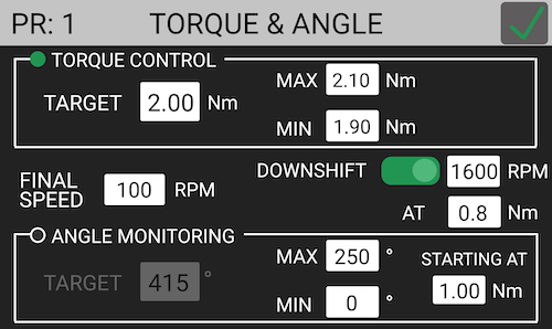 K-DUCER enable downshift