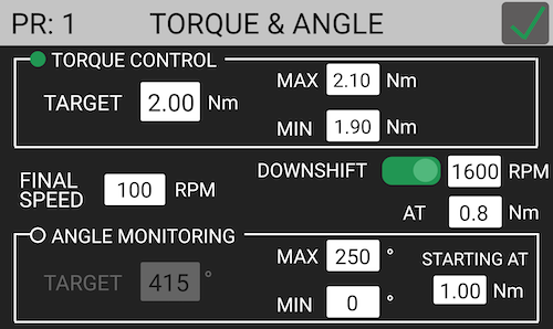 K-DUCER enable downshift?>