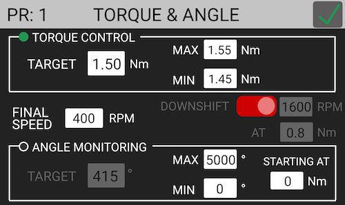 K-DUCER speed setting for plastic?>