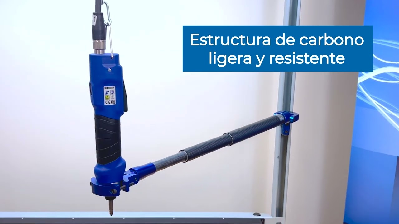 Brazos de reacción telescópicos de fibra de carbono Series CAR de KOLVER
